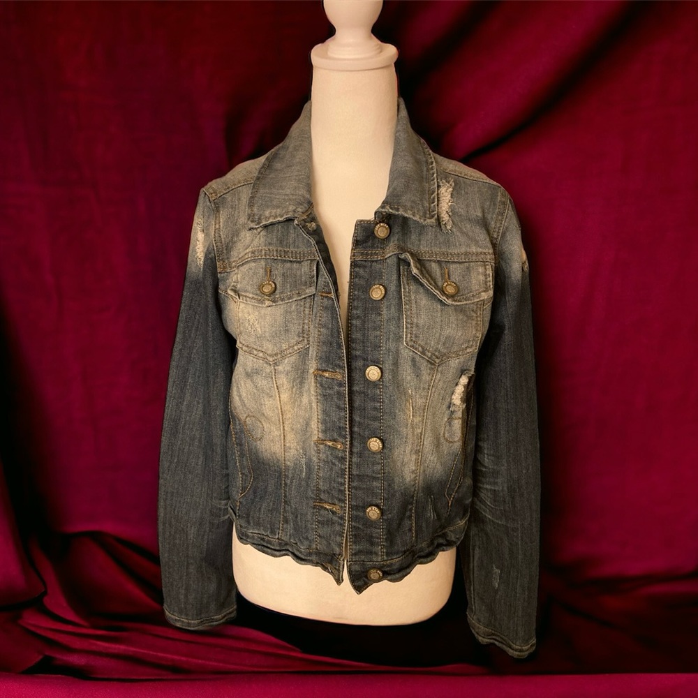 Denim Jacket with skull